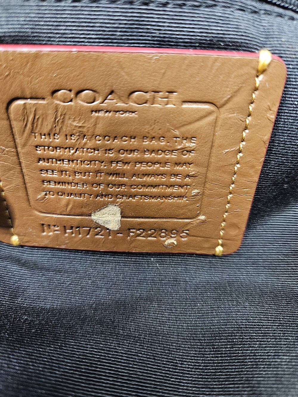 Coach Bear Nylon Tote Bag - Picture 14 of 16